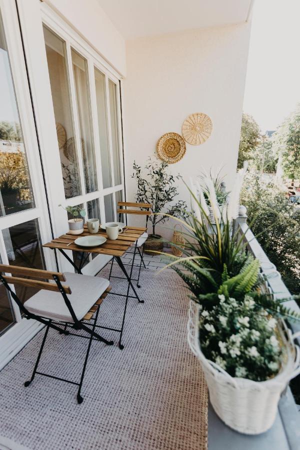 Stylisches Apartment im Herzen Leipzigs mit Balkon Exterior foto
