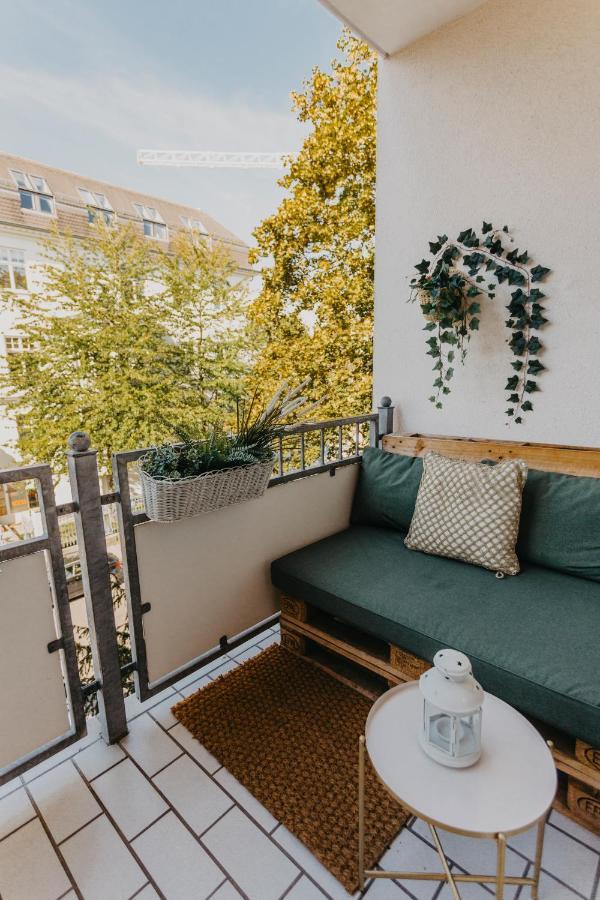 Stylisches Apartment im Herzen Leipzigs mit Balkon Exterior foto