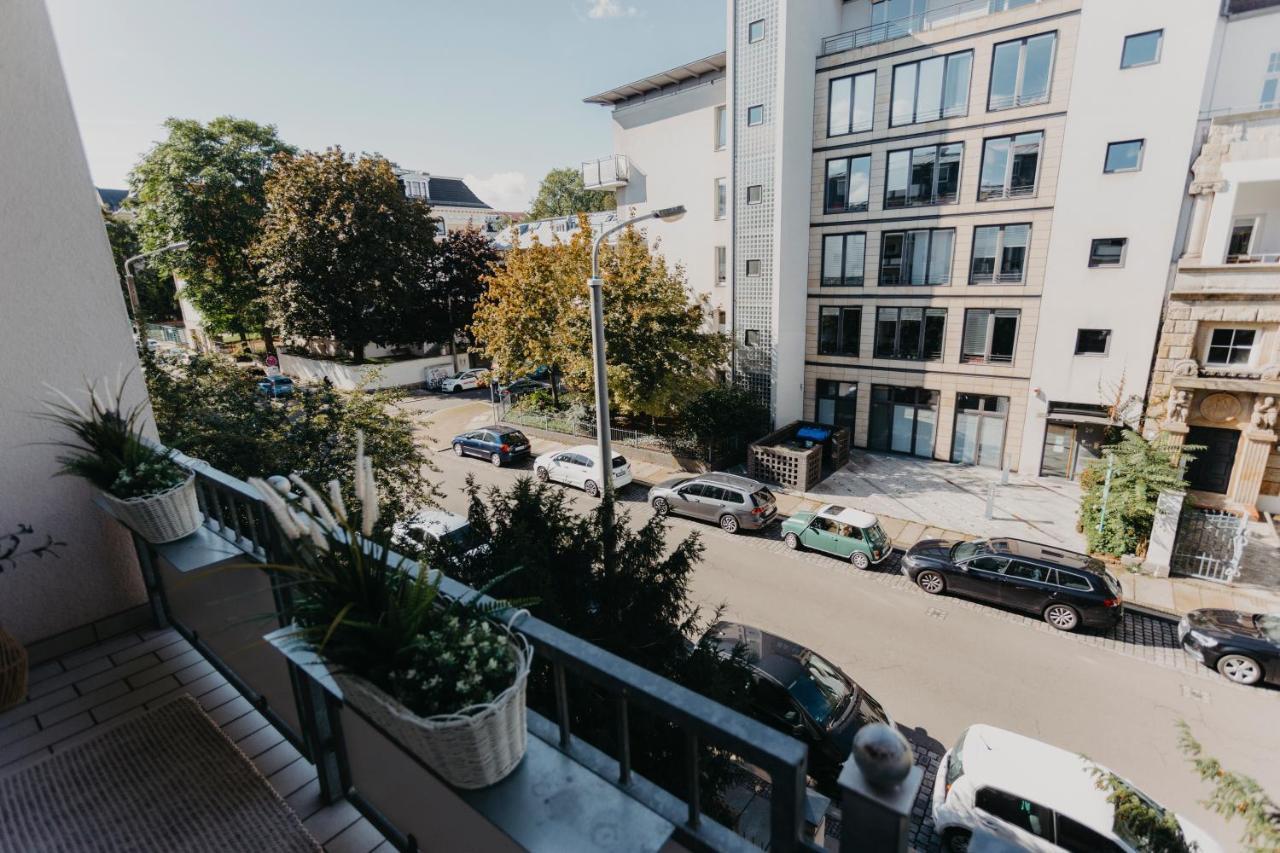 Stylisches Apartment im Herzen Leipzigs mit Balkon Exterior foto