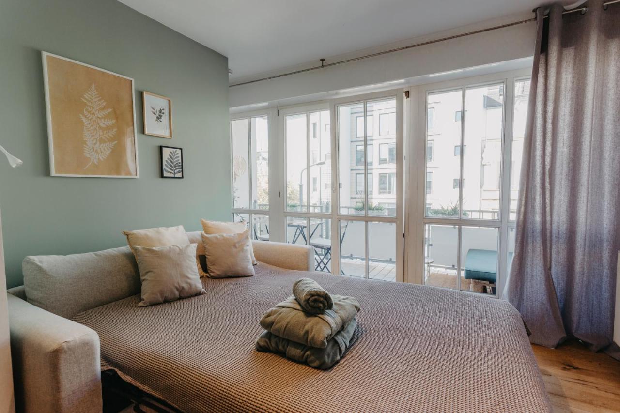 Stylisches Apartment im Herzen Leipzigs mit Balkon Exterior foto